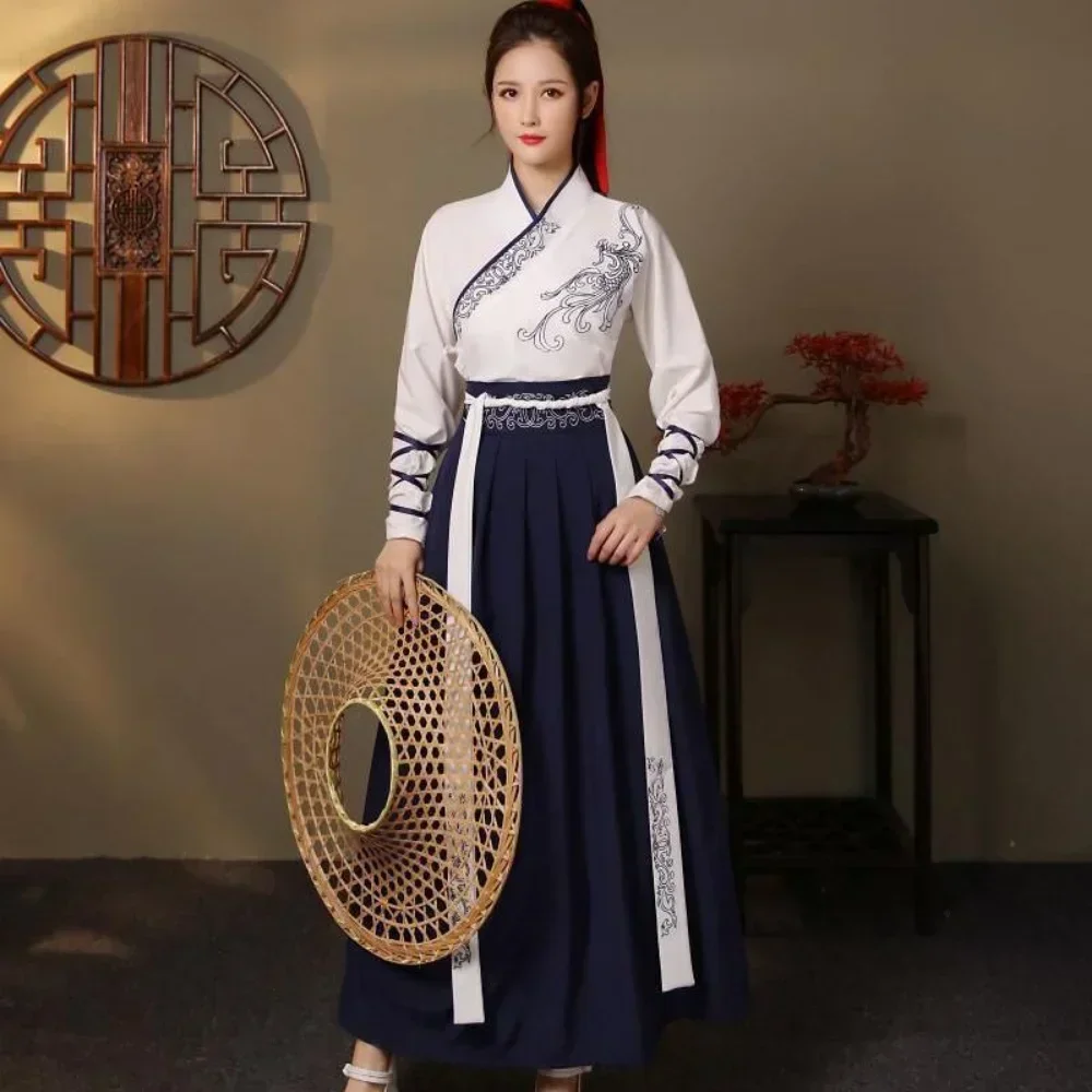 Women Queen Fashion - Modern Hanfu Women Top Skirt 2