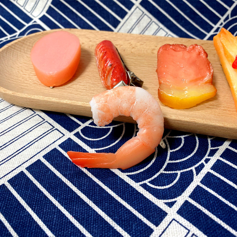 Women Fashion Fun - Creative simulation shrimp bacon sausage 3d