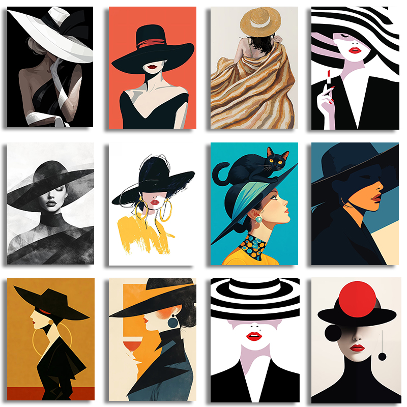 1pc frameless canvas Fashion B - Women'S Fashion Hats 评论和价格