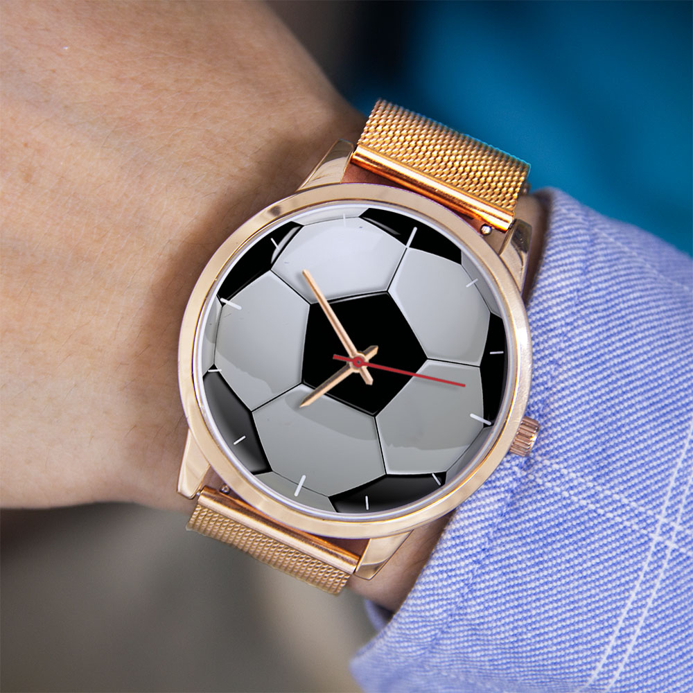 Football Soccer Design Fans Si - Women'S Fashion Quartz Watch 评论和价格