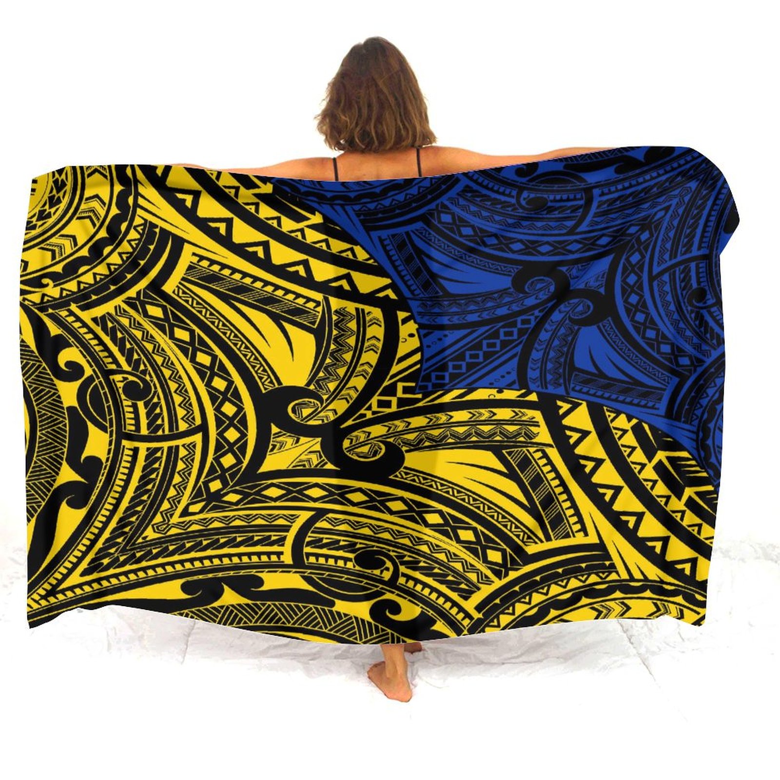 Hawaiian Resort Beach Apron Po - Printed Wrap Skirt 评论和价格