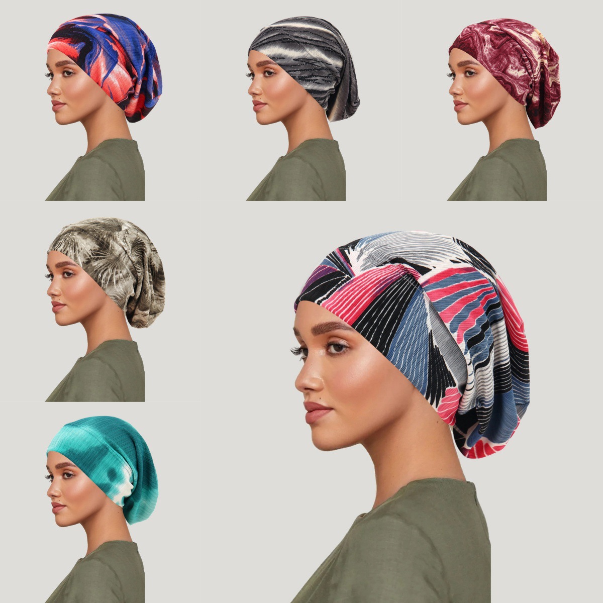 2026 New Tie-dye Hair Cover Ca - Women'S Fashion Hats 评论和价格