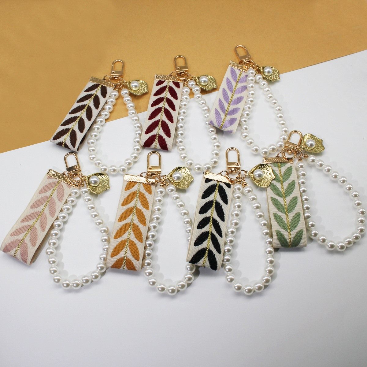 Fresh Fabric Leaf-Patterned Ri - Women'S Ysl Fashion 评论和价格