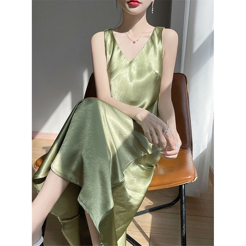 Women High-end Gilded Satin Lo - Women'S Fashion Gilded Age 评论和价格