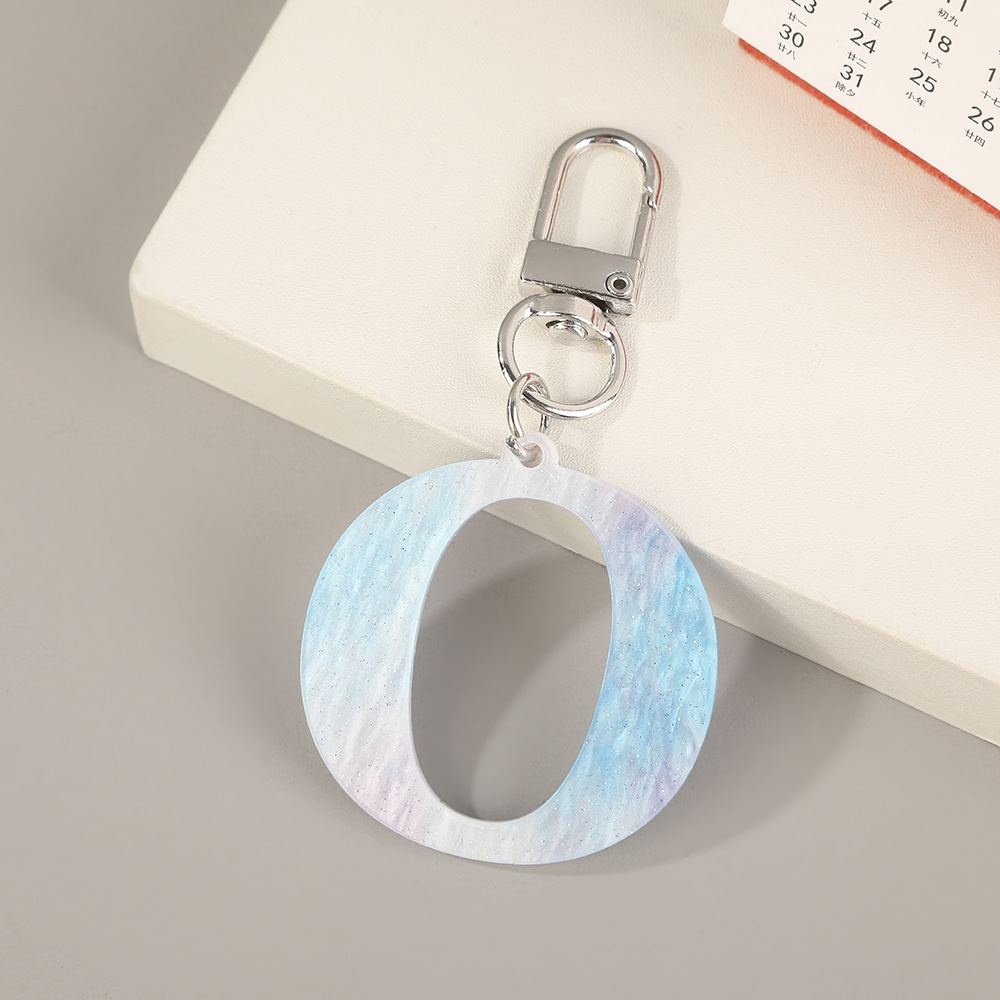 26-Letter Minimalist Keychain  - Women'S Ysl Fashion 评论和价格