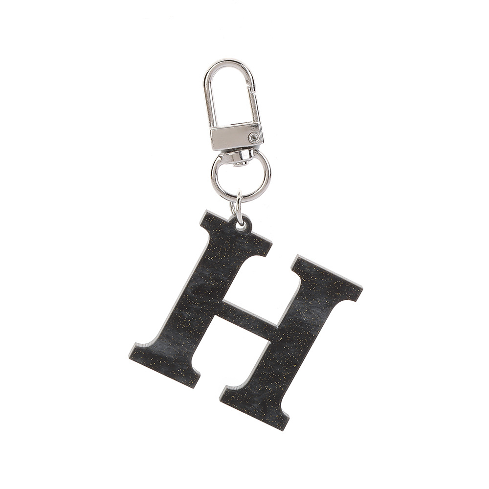 26-Letter Minimalist Keychain  - Women'S Ysl Fashion 评论和价格