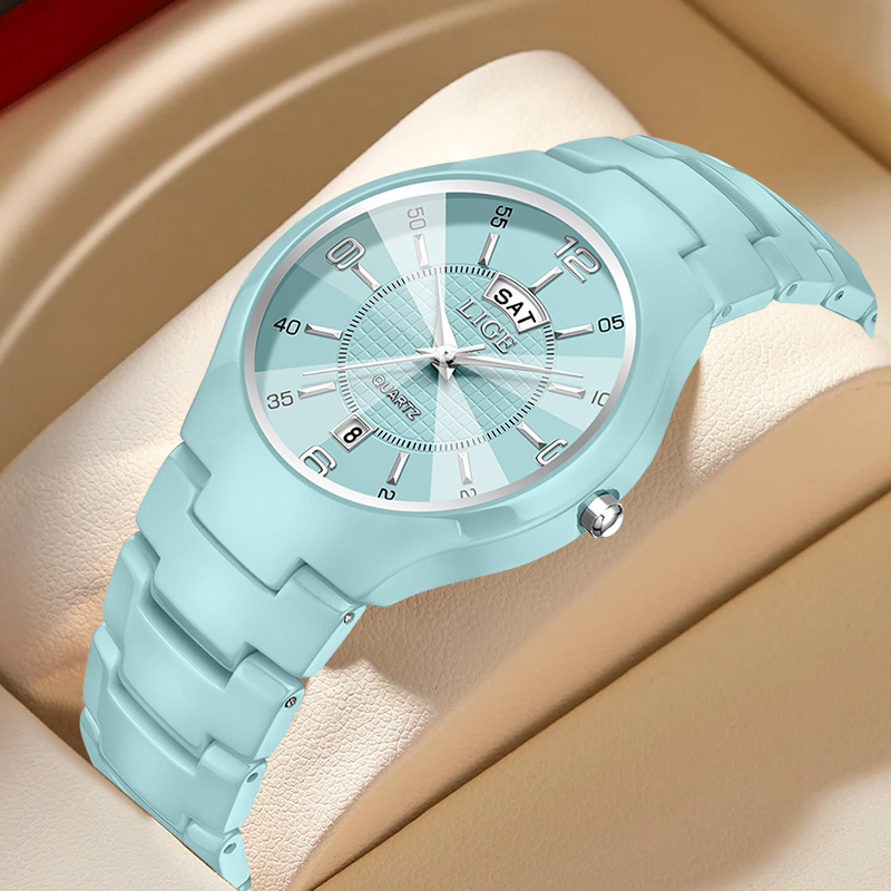 LIGE Luxury Elegant Quartz Wom - Women'S Fashion Quartz Watch 评论和价格