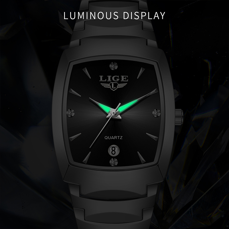 LIGE Watch women Business Luxu - Women'S Fashion Quartz Watch 评论和价格