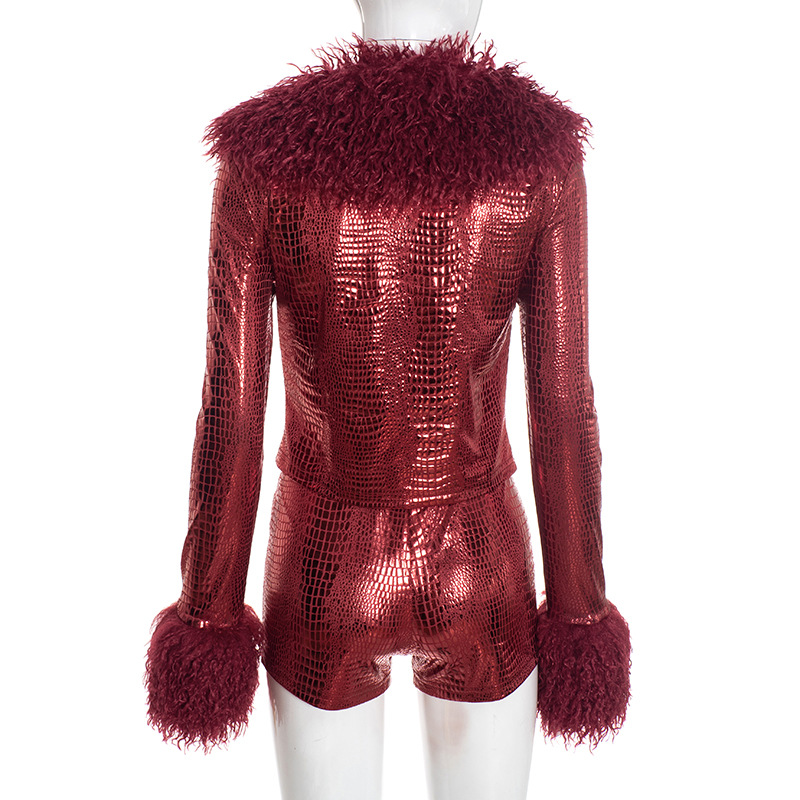 Red Serpentine Metallic Gildin - Women'S Fashion Gilded Age 评论和价格