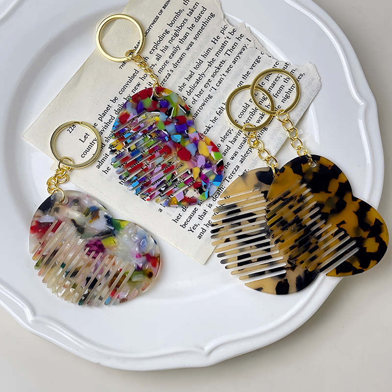 Acetate Heart Shape Keychain C - Women'S Ysl Fashion 评论和价格