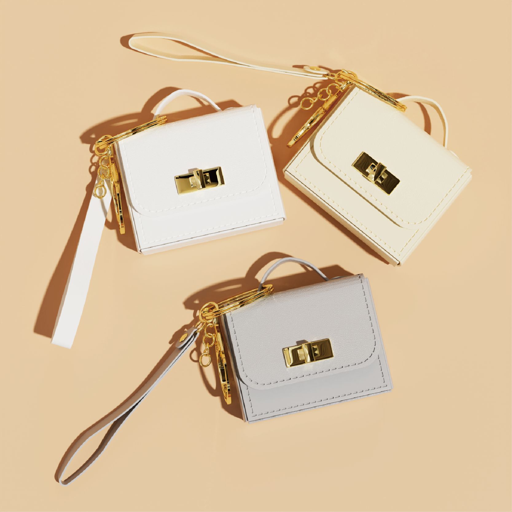 Mini Key Chain Pouch Leather H - Women'S Ysl Fashion 评论和价格