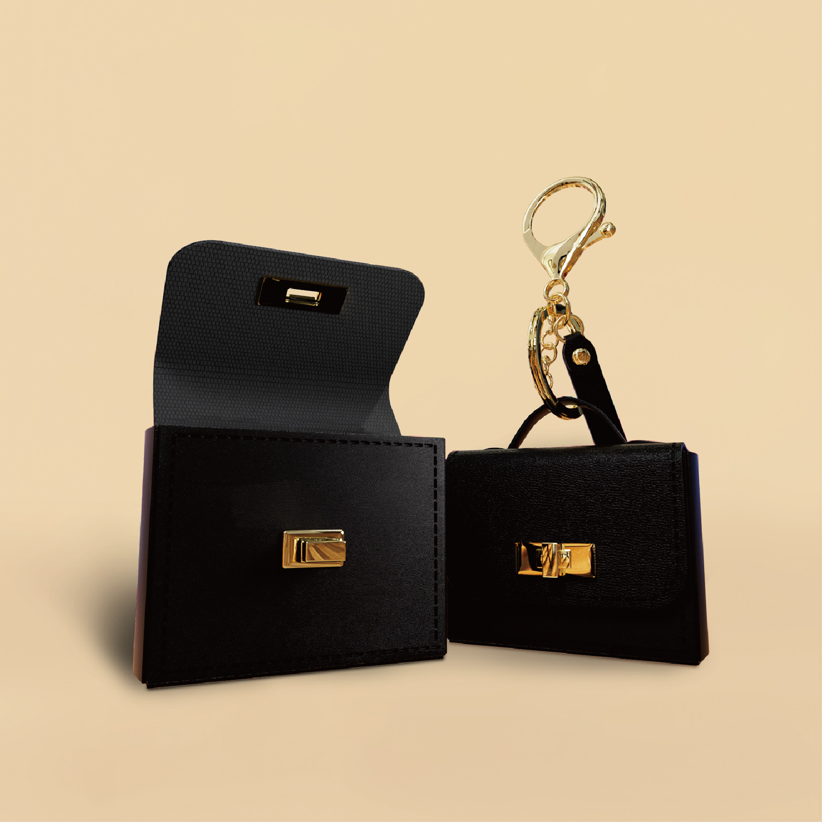 Mini Key Chain Pouch Leather H - Women'S Ysl Fashion 评论和价格