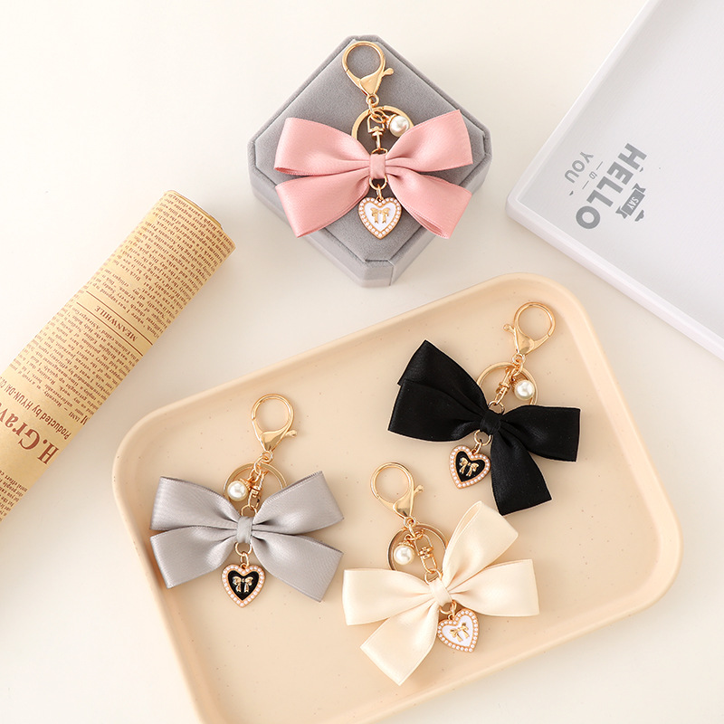 Fabric Ribbon Bow Pendant Styl - Women'S Ysl Fashion 评论和价格