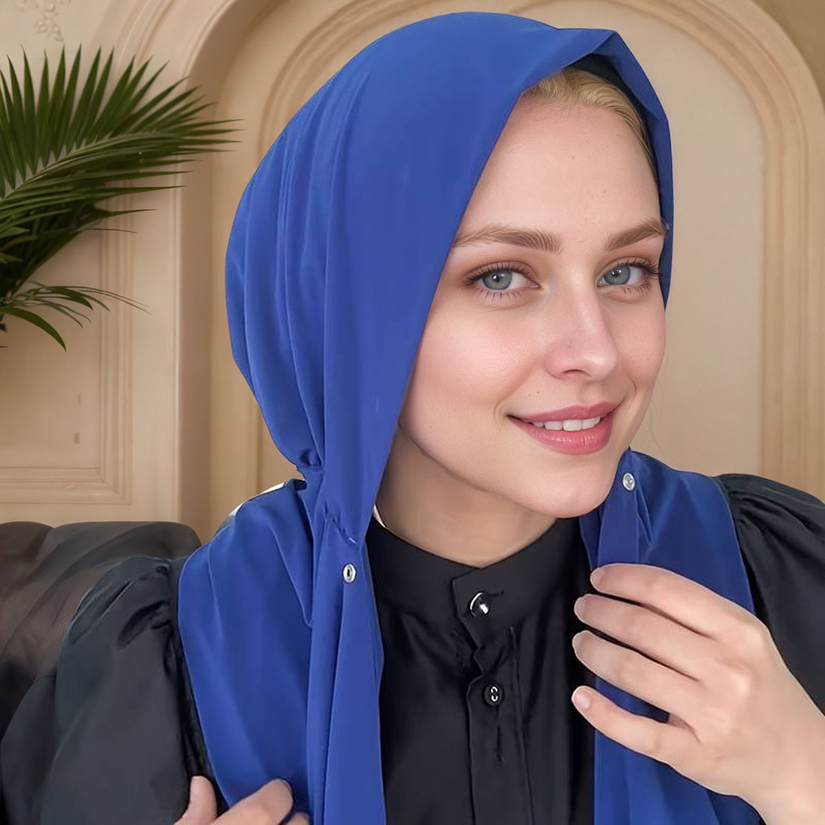 Muslim fashion simple solid co - Women'S Fashion Hats 评论和价格