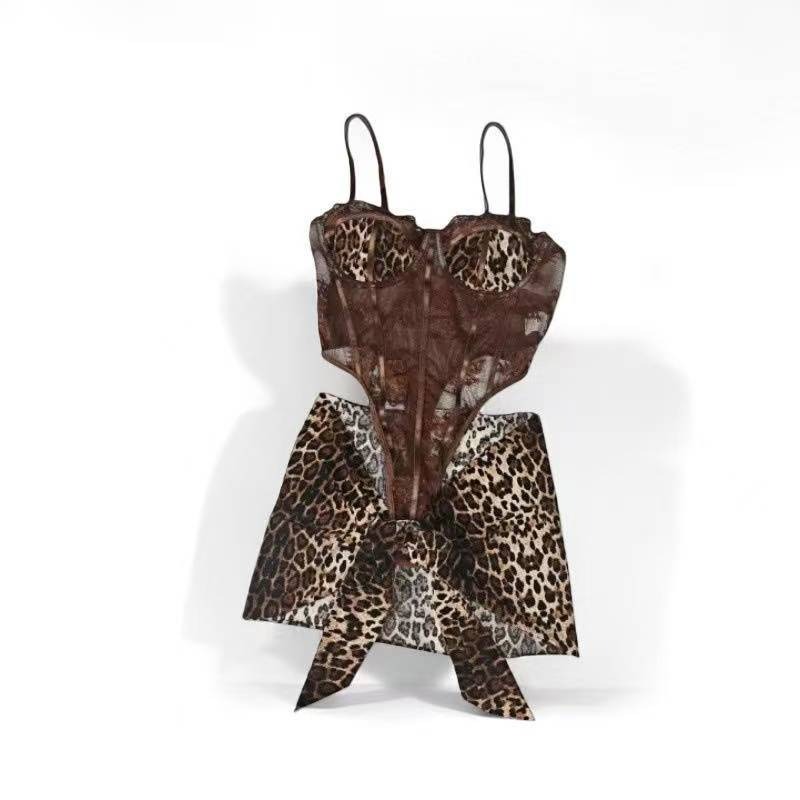 Bar Girl Sexy Leopard Print La - Printed Wrap Skirt 评论和价格