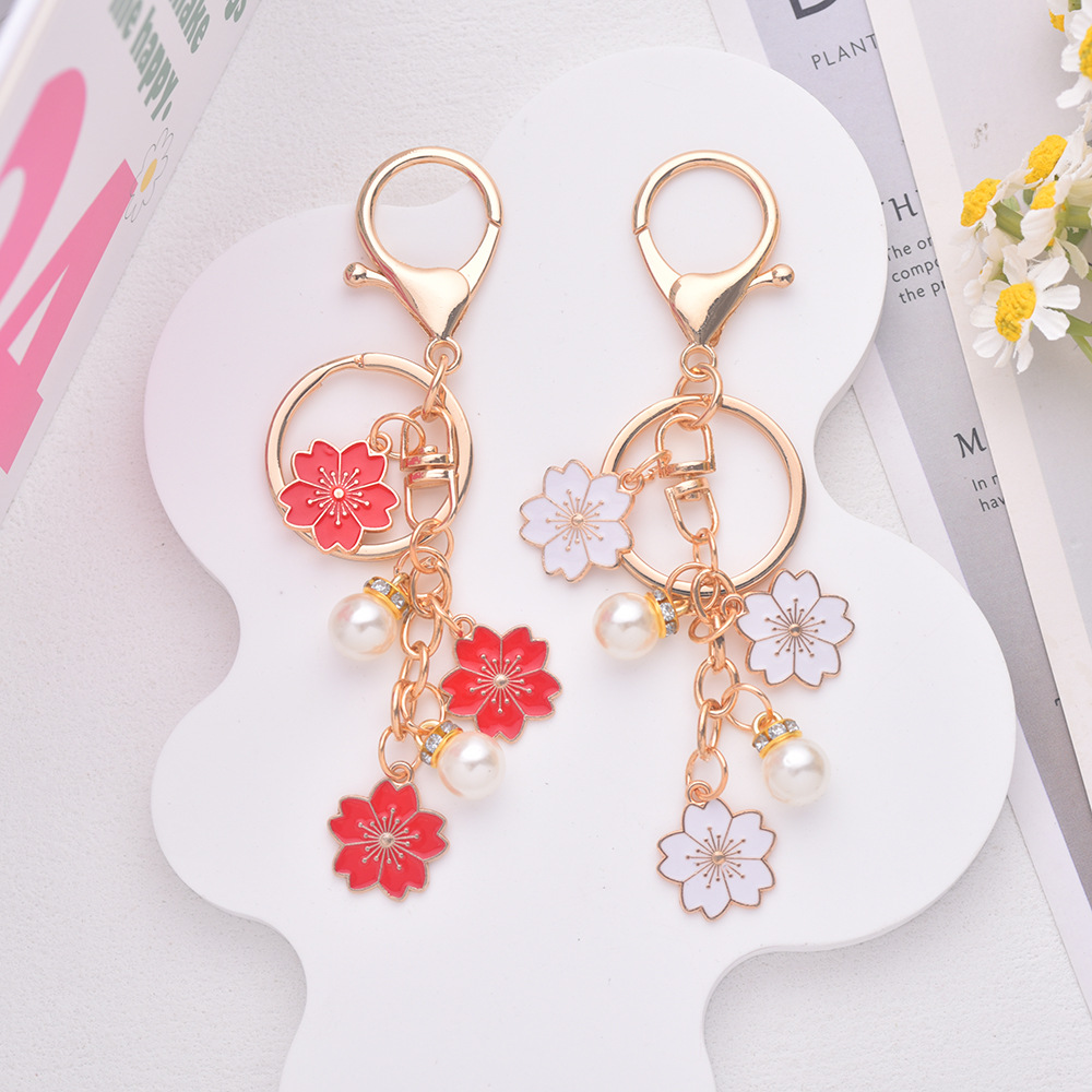 Pearl Keychain Charm Cute Chic - Women'S Ysl Fashion 评论和价格