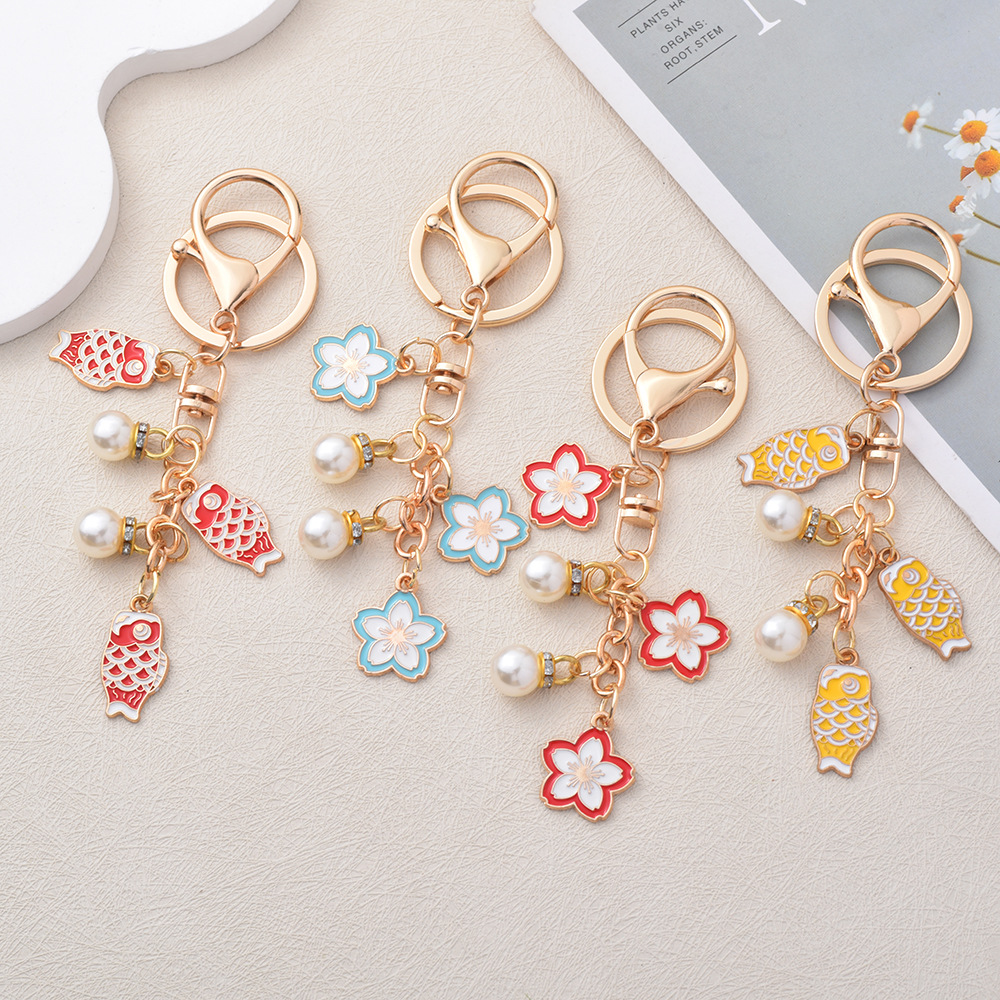 Pearl Keychain Charm Cute Chic - Women'S Ysl Fashion 评论和价格